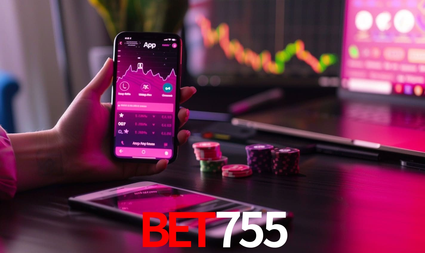 Comparação APP mobile vs versão web da bet755